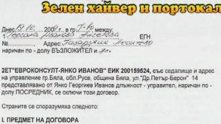 Зелен хайвер и портокали