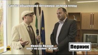 СИН НА ОБЩИНАРКА БЕТОНИРА ЗЕЛЕНА ПЛОЩ - 2