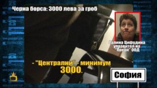 Черна борса: 3000 лв. за гроб