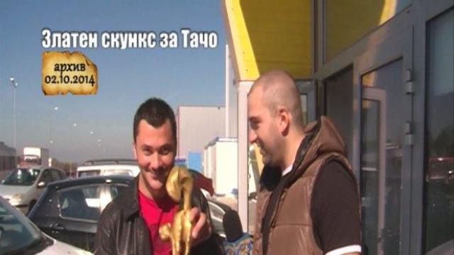 Наздраве за Тачо и златния му скункс!