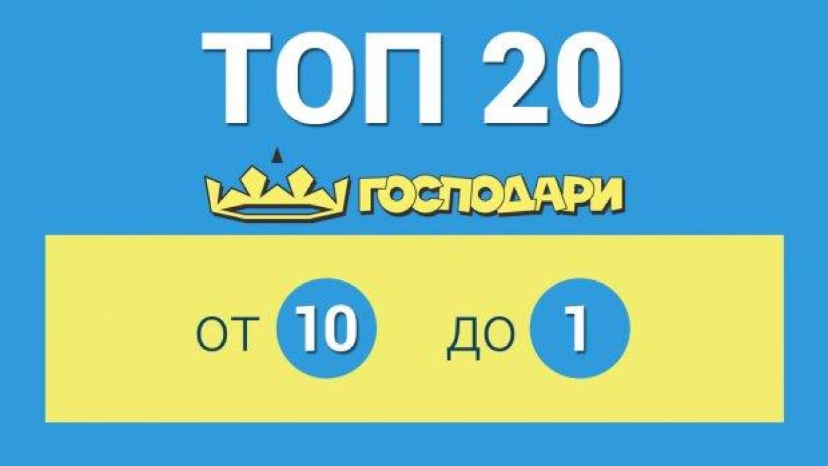Топ 20 на седмицата - първите десет места