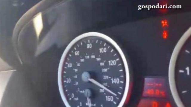Шофьор вдигa 250 км/ч по българските пътища (ВИДЕО)