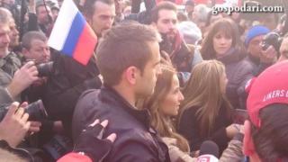 Привърженици на Волен Сидеров окупираха репортерите (ВИДЕО)