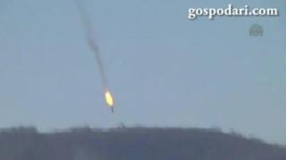 Турция свали боен самолет на Русия (ВИДЕО)
