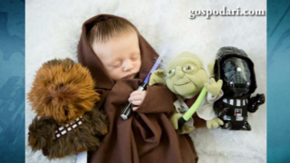 Сладки бебета като герои на &quot;Междузвездни войни&quot;