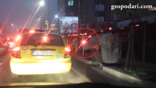 Свободно шофиране по тротоара (ВИДЕО)