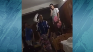 Нокаут с възглавница (ВИДЕО)