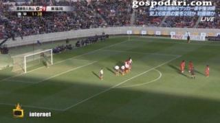 Уникален пряк свободен удар от японската младежка лига