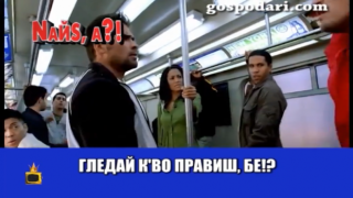 Настъпват българин в метрото в Ню Йорк и екшънът е готов (видео)