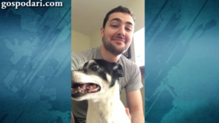 Най-необичайното кихане на куче (ВИДЕО)