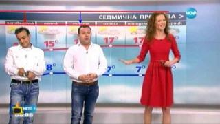 Рачков и Зуека се шегуват с участието си в прогнозата на времето на Нова телевизия