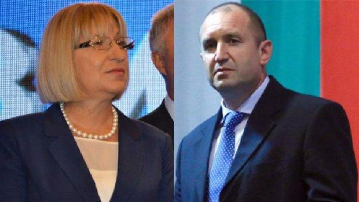 Първи данни: Румен Радев побеждава Цецка Цачева с малка преднина