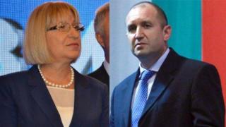 Първи данни: Румен Радев побеждава Цецка Цачева с малка преднина