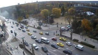 Автобус пламна на "Цариградско шосе"
