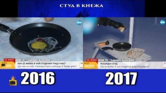 Изтупано от нафталина: Яйца на очи в леден тиган