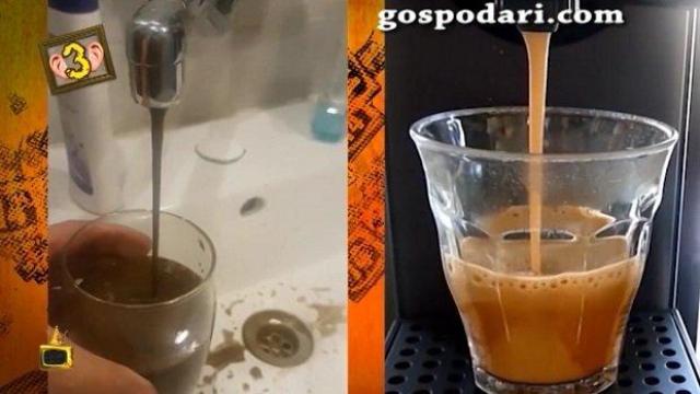 Черна вода тече от софийска чешма