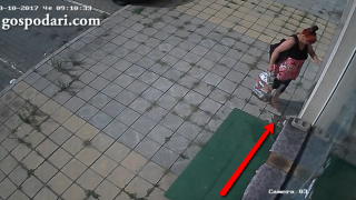 Жена изсипва купички с вода, оставени на животните в горещините (видео)