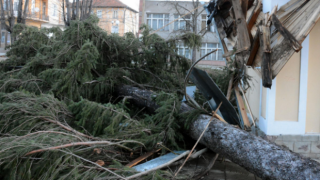 Ураганен вятър вилнее из България, много места са в бедствено положение (видео)