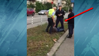 Арестуваха гратисчия в София, бил агресивен (видео)