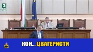 Веселин Марешки се бори с трудни думи в Парламента