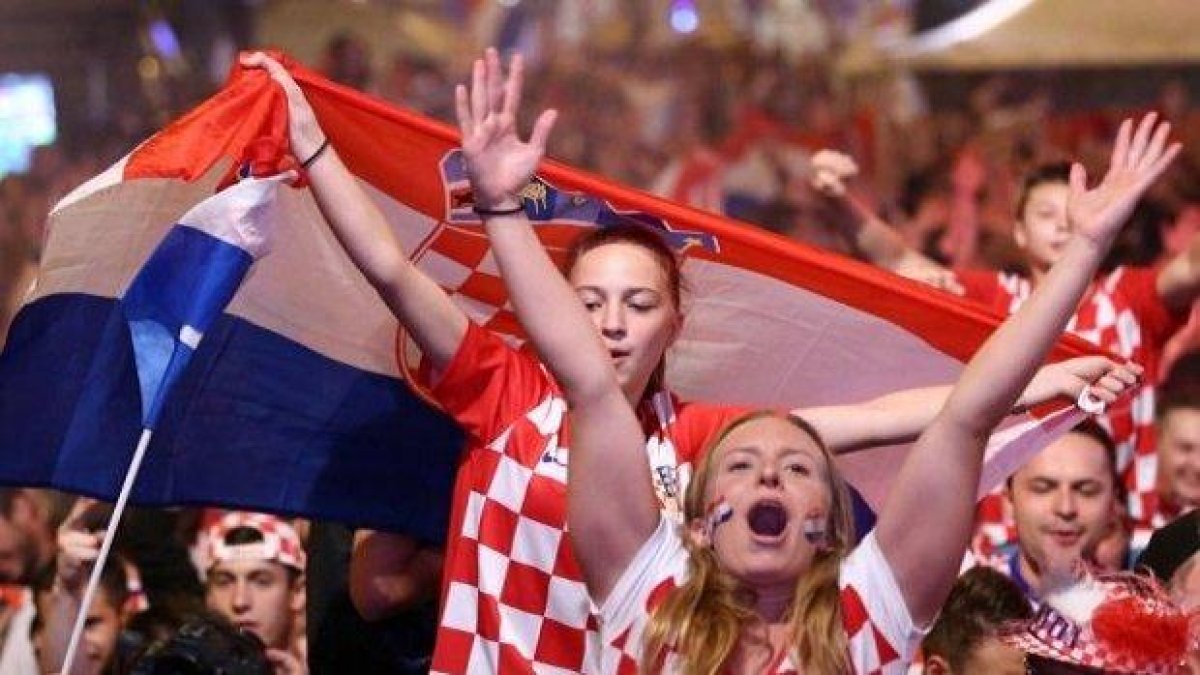 Футболна лудост в Хърватия, футболистите готови за победа