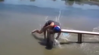 Жестоки падания при водни спортове