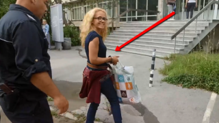 Закараха Десислава Иванчева за преглед в болница с вериги на краката (видео)