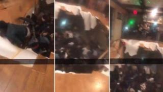 Над 30 студенти бяха ранени след срутване по време на купон (видео)