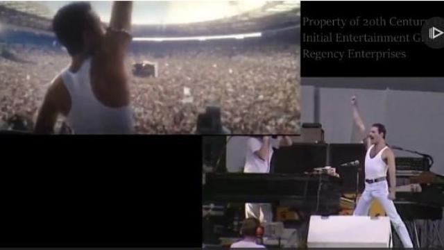 Брилянтно сравнение между "Бохемска рапсодия" и концерта Live Аid от 1985 г. (видео)