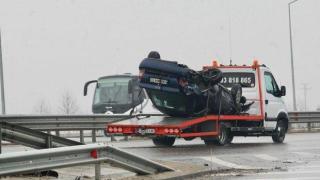 21 автомобила се сблъскаха при верижна катастрофа в София, има пострадали (снимки)