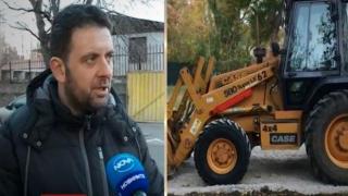 Откраднаха багер от двора на Александровска болница