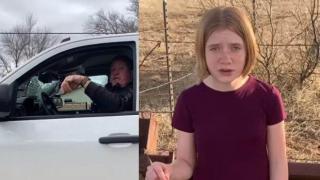 Полицай заплаши да арестува 12-годишна журналистка, но тя не отстъпи (видео)