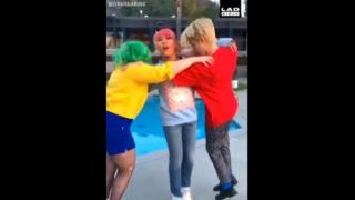 Ново предизвикателство - танц в триъгълник!