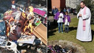 Полски свещеници горят "Хари Потър" и други "вещерски" книги