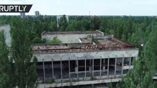 Кадри, заснети с дрон, показват как изглежда Припят днес (видео)