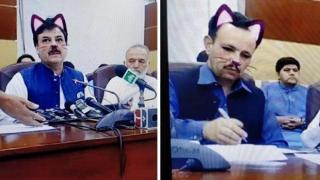 Пакистанско правителство инцидентно включи "котешки" филтър на жива връзка (видео)