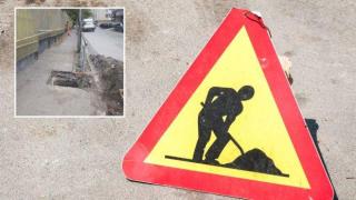 Незрящи жени паднаха в дупка на тротоар във Варна (видео)