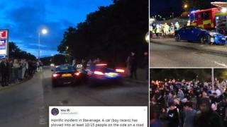 Състезатели с коли се врязаха в тълпа във Великобритания, раниха 16 души (видео)