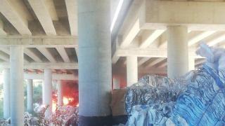 Боклуците се връщат край магистрала &quot;Струма&quot;