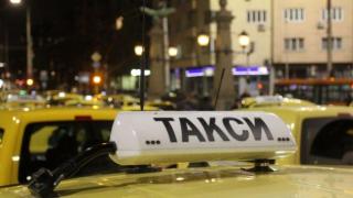Таксиметрови шофьори спират на велоалея в центъра на София (видео)