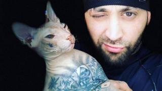 Котка, татуирана от стопанина си, скочи от прозореца на колата и му избяга (снимки)
