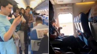 Пътничка отвори аварийния изход на самолет, защото ѝ станало задушно (видео)