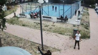 Непълнолетни вандали изпотрошиха лампите на нова детска площадка в Бургас (видео)