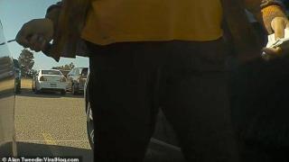 Арестуваха жена, надрала с ключ автомобил Tesla, издаде я самата кола (видео и снимки)