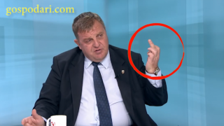 Каракачанов размаха среден пръст в телевизионен ефир (видео)