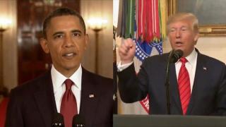 Как Тръмп съобщи за смъртта на Ал Багдади и как Обама – за бин Ладен (видео)