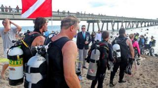 633 водолази поставиха световен рекорд за почистване на океанското дъно