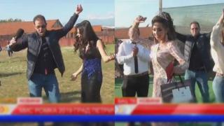 Превъзбуден репортер на конкурса "Мис Ромка 2019" (видео)