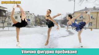 Хора VS. заледени настилки (видео)