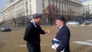 Как Джок Полфрийман срещна министъра на правосъдието (снимки)